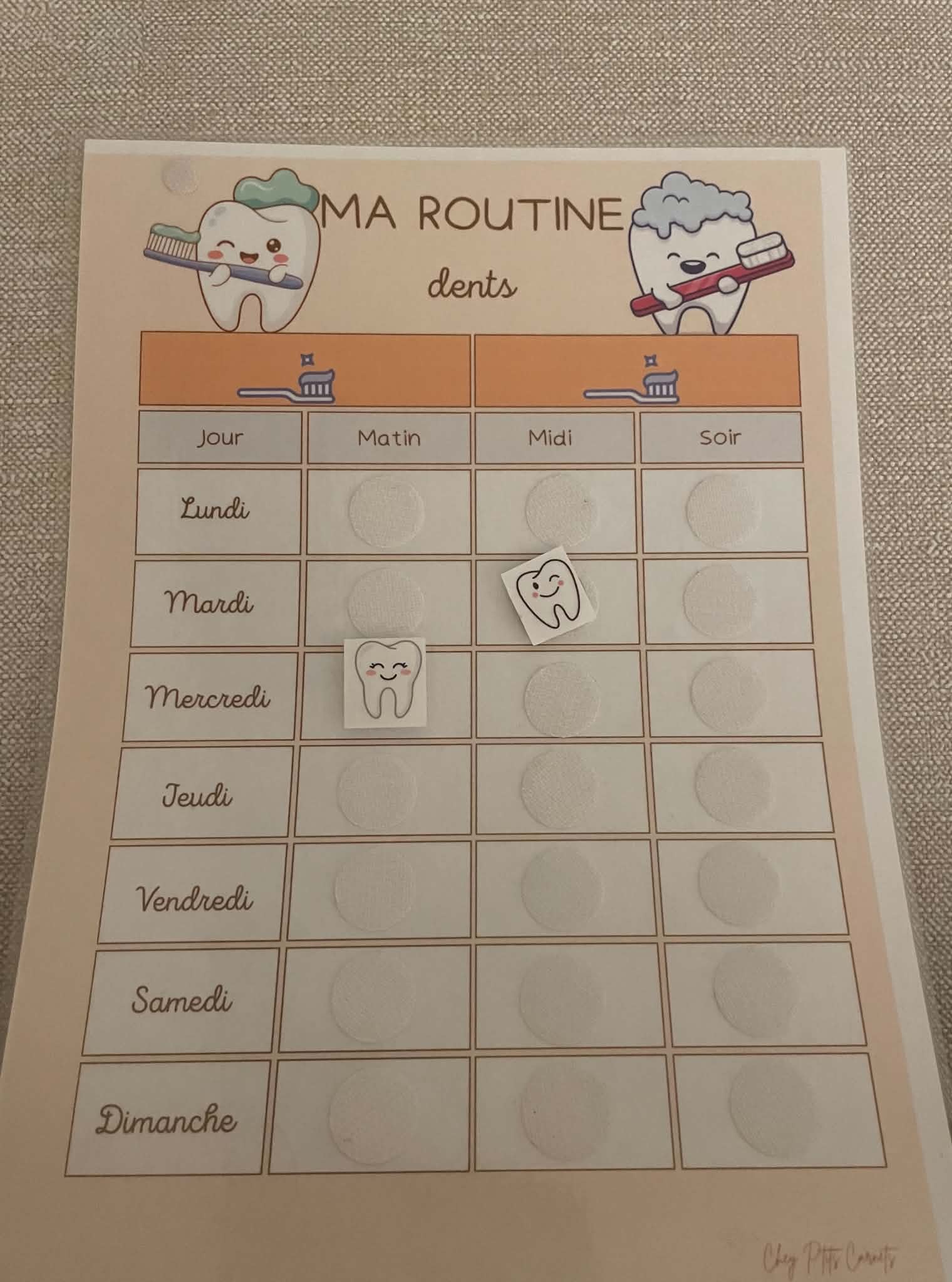 Ma routine dentaire
