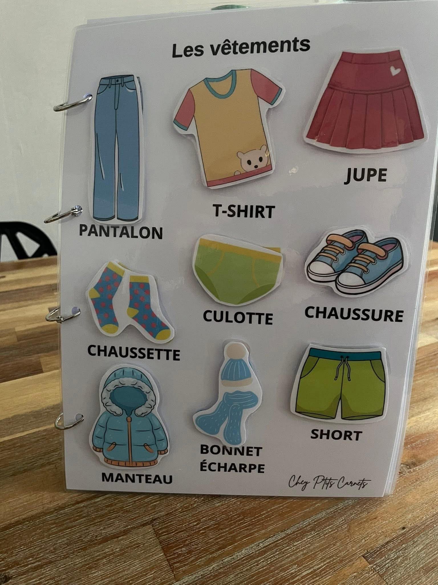 Carnet 5 à 6 ans
